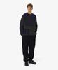 THISISNEVERTHAT Block Knit L/S Top Navy