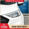 For FORD EDGE 2015-2019 Car Headlight Transparent TPU Protective Cover Film Front Light Tint Change Color Sticker