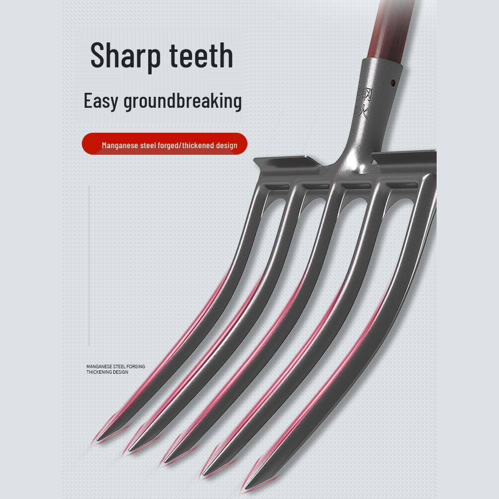 Manual Steel Fork & Shovel Set for Digging Sweet Potatoes and Loosening Soil