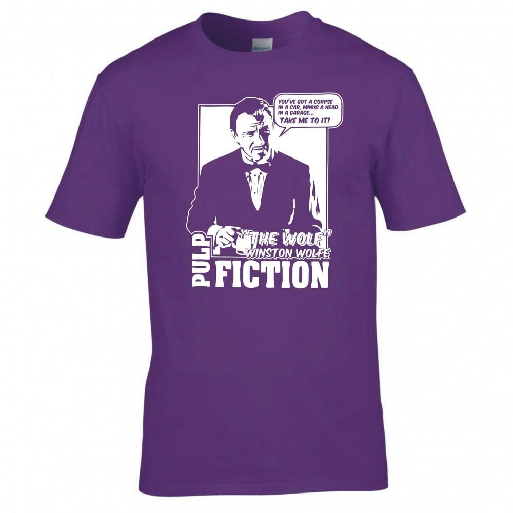 Inspiriert von Pulp Fiction Winston Wolfe Der Wolf T-Shirt