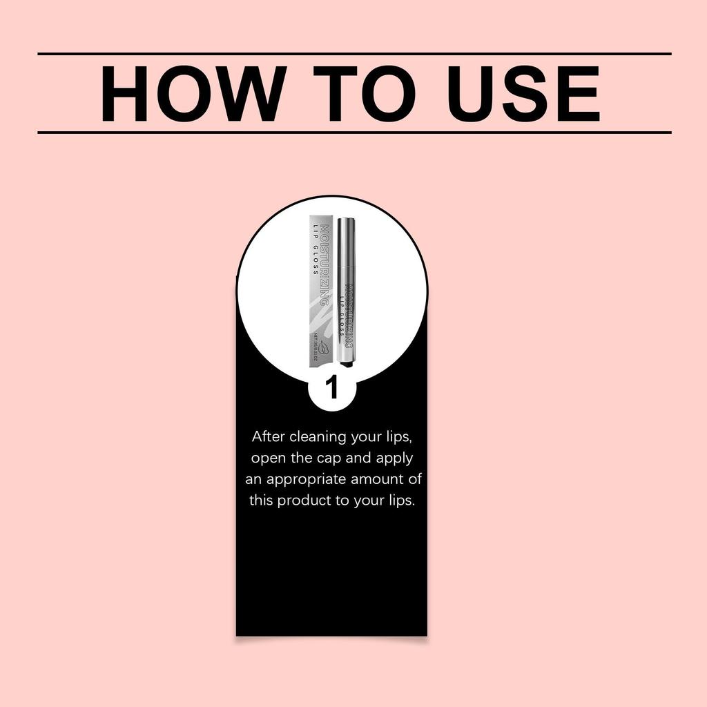 Hydratační lesk na rty Zvětšující proti suchosti Vysoký lesk Zlepšuje pružnost rtů Regenerační Zjemňující Vyhlazující Hydratační balzám na rty