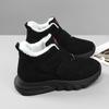 Winter Women's Shoes New Velvet Thickened Warm Shoes Comfortable and Lightweight Casual Cotton Shoes Simple Fashion Non-slip Mother Shoes