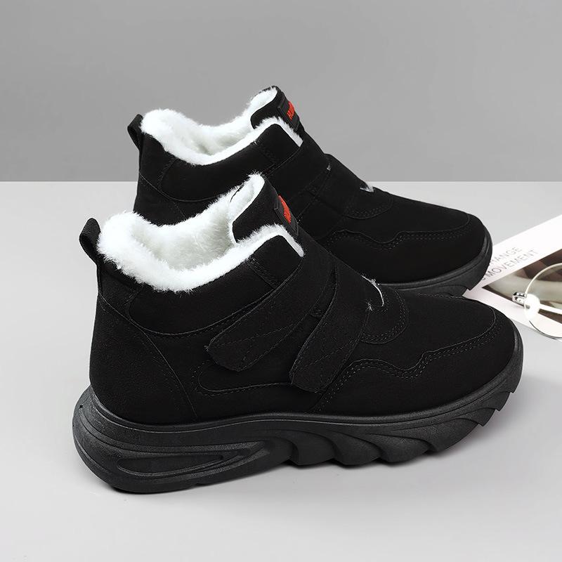 

Зимняя женская обувь новая бархатная утолщенная теплая обувь удобная и легкая повседневная хлопковая обувь простая модная нескользящая обувь для мамы 40