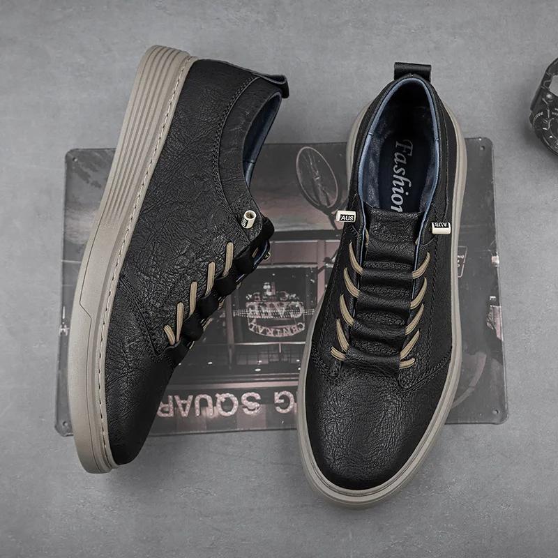 Повседневная обувь из натуральной кожи для мужчин — фото 3