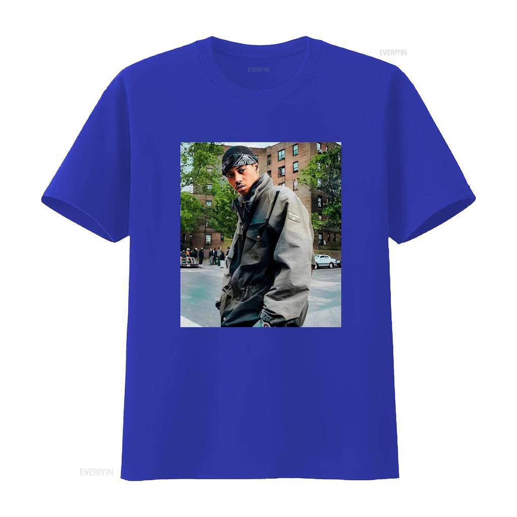 NAS T SHIRT Rap Tee 90s Hip Hop Size S 5XL Cotton Vintage Washed Casual Streetwear Slightly Breathable Top For Everyday Wear