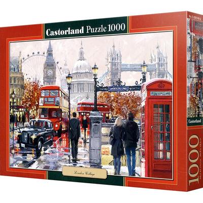 Castorland London Streets of Time Puzzle CS103140, 1000 Teile, gemischte Farben Puzzle, Kinderspiele, Lernspielzeug