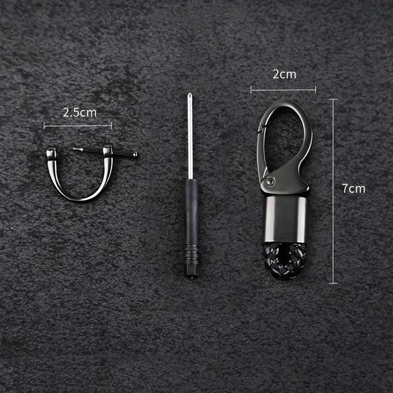 För Jeep Läder Metall Bil Nyckelring Bil Nyckelring För Gåva För Jeep Grand Wrangler JL JK Renegade Compass Gladiator Cherokee P