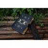 Sun Moon leather journal for Men Women 200 Pages of Antique Handmade Deckle Edge Vintage Paper traveling sketchbook