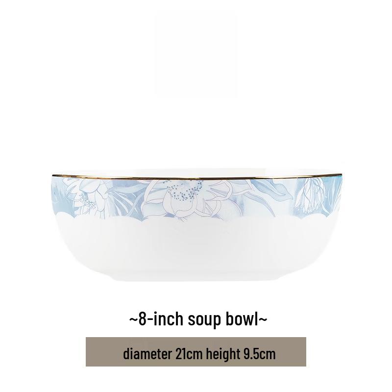 Modlanka Ceramic Chinese Light Luxury Dinnerware Set