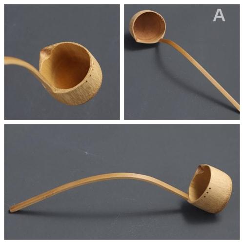 TAKEY Bamboo Ladle for Tea Ceremony, Tea Utensils, Tea Bowl, Tea Ceremony, Matcha Tea Ceremony (B)