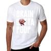 Brain Gotta Poop T-Shirt Aesthetic clothing Blouse boys animal print men workout shirt