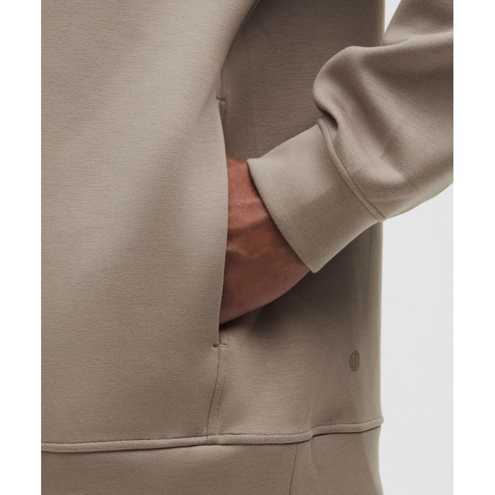 Lululemon Smooth Spacer Classic Fit Pullover Hoodie Warm Ash Grey