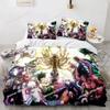 Fashion Anime HUNTER×HUNTER Bedding Set Single Twin Full Queen King Size Bed Set Adult Kid Bedroom Duvetcover Sets Home Textiles
