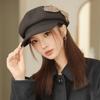 Wool Bow Beret Warm Painter Hat Fashion Octagonal Cap Female