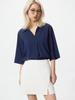 Uniqlo Rayon Skipper Collar Blouse  7 8 Sleeve 