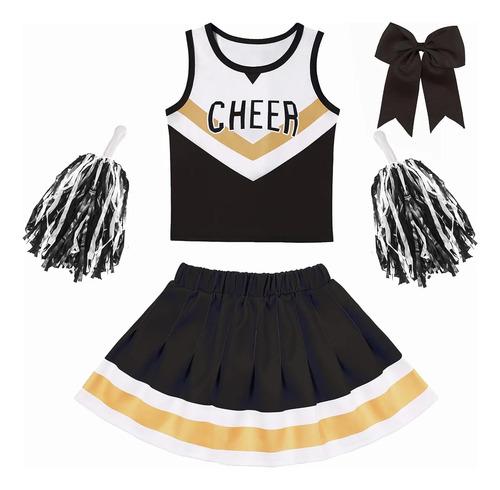 Cheerleader Costume For Girls, Cheerleader Outfit, Cheerle 7-8 Years