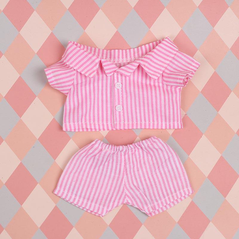 

Набор пижам для хлопковой куклы 15-20 см - Домашняя одежда и комплект с рубашкой 20cm (Clothes Only, No Doll)