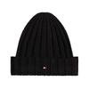Tommy Hilfiger Childrens/Kids Logo Rib Knit Turn Up Beanie