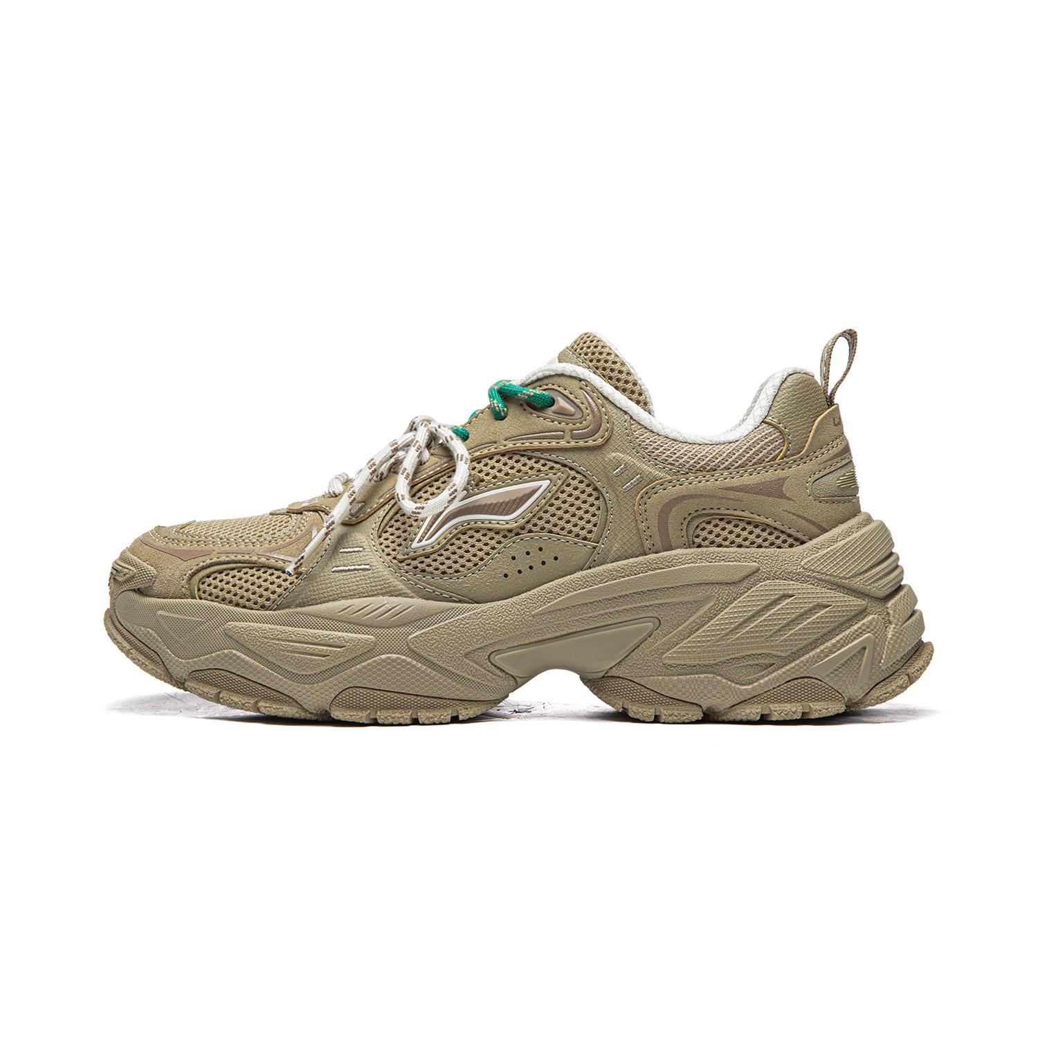 

Li Ning Brown Sugar Casual Shoes Women s Low top Flower Beaver Khaki AGCV366-3 37.5