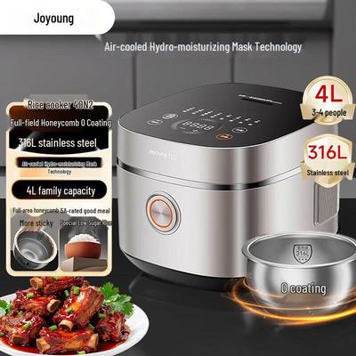 Joyoung 4L 316L Stainless Steel 0-Coating Low Sugar Rice Cooker (CN Plug)