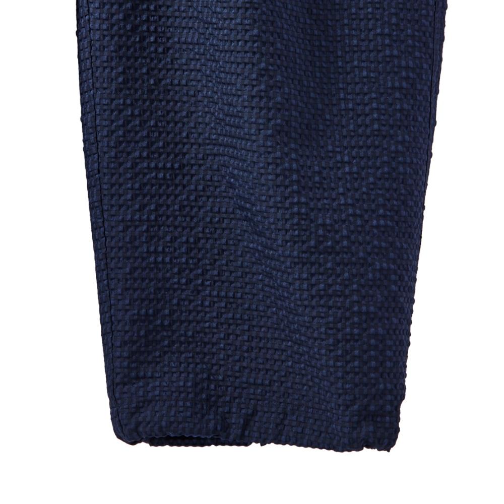 BROMPTON LONDON Seersucker Set Trousers - Navy (P242Mpt532)