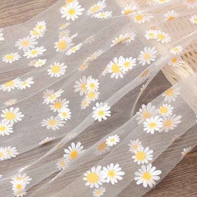 DIY Background Cloth Wedding Dress Skirt Clothing Gauze Cloth Little Daisy Photograph