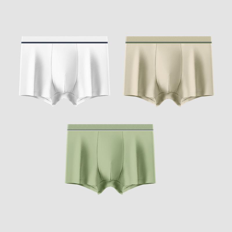 

3pcs Men s Underwear Comfortable Flat Corner Underwear Breathable High Elasticity No Trace Shorts Boxer Brief S