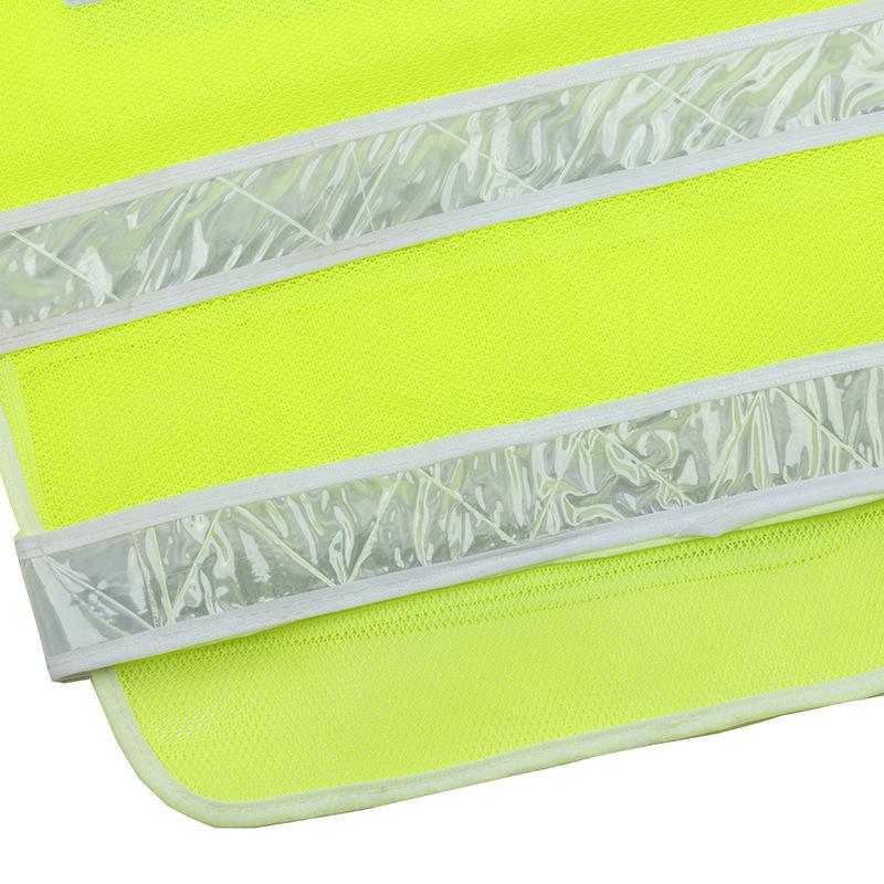 Breathable Mesh Reflective Safety Vest for Construction and Traffic Inspections
