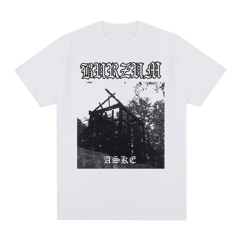 Футболка Burzum Aske Band Rock Summer из хлопка, мужская, новая, женская. 4XL