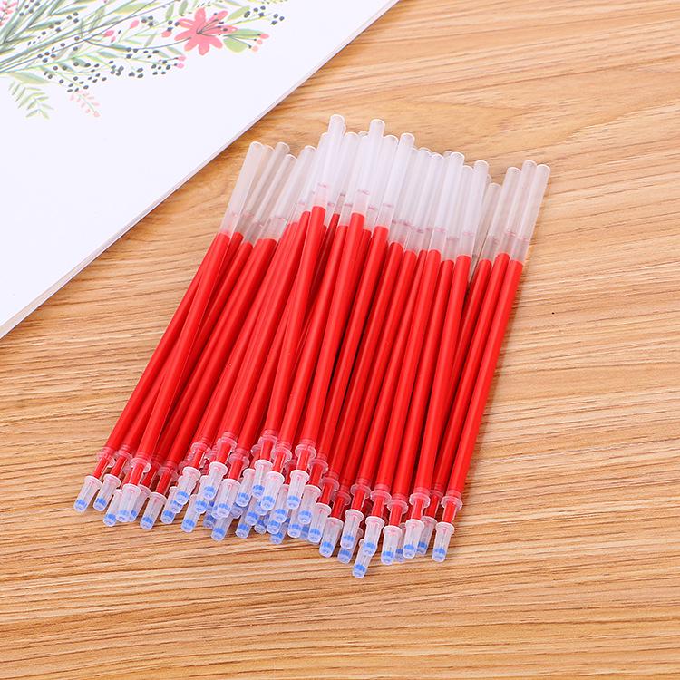 100pcs/bag Gel Pen Refill Office Signature Red Blue Black Ink Refill Office School Stationery Student Pen