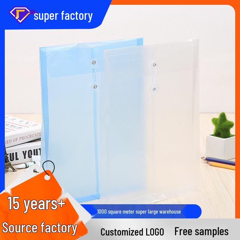 A4 Transparent Waterproof 3D Document & Pencil Case Bag 32.5 x 24