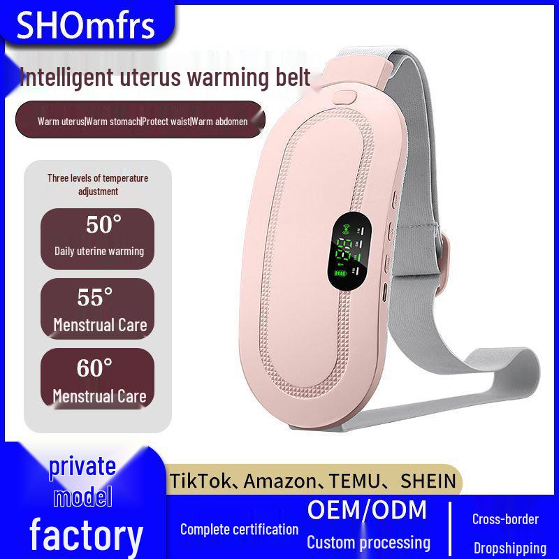 Smart Heating Waist Belt for Soothing Stomach Relief and Warmth with Massage
