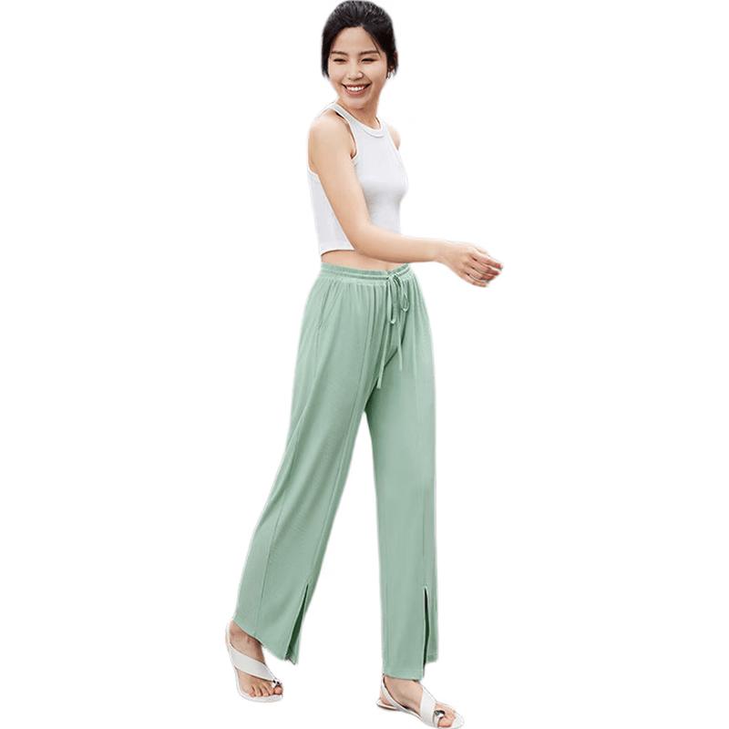 Women s Mint Ribbed Casual Cuffed Pants XL/170