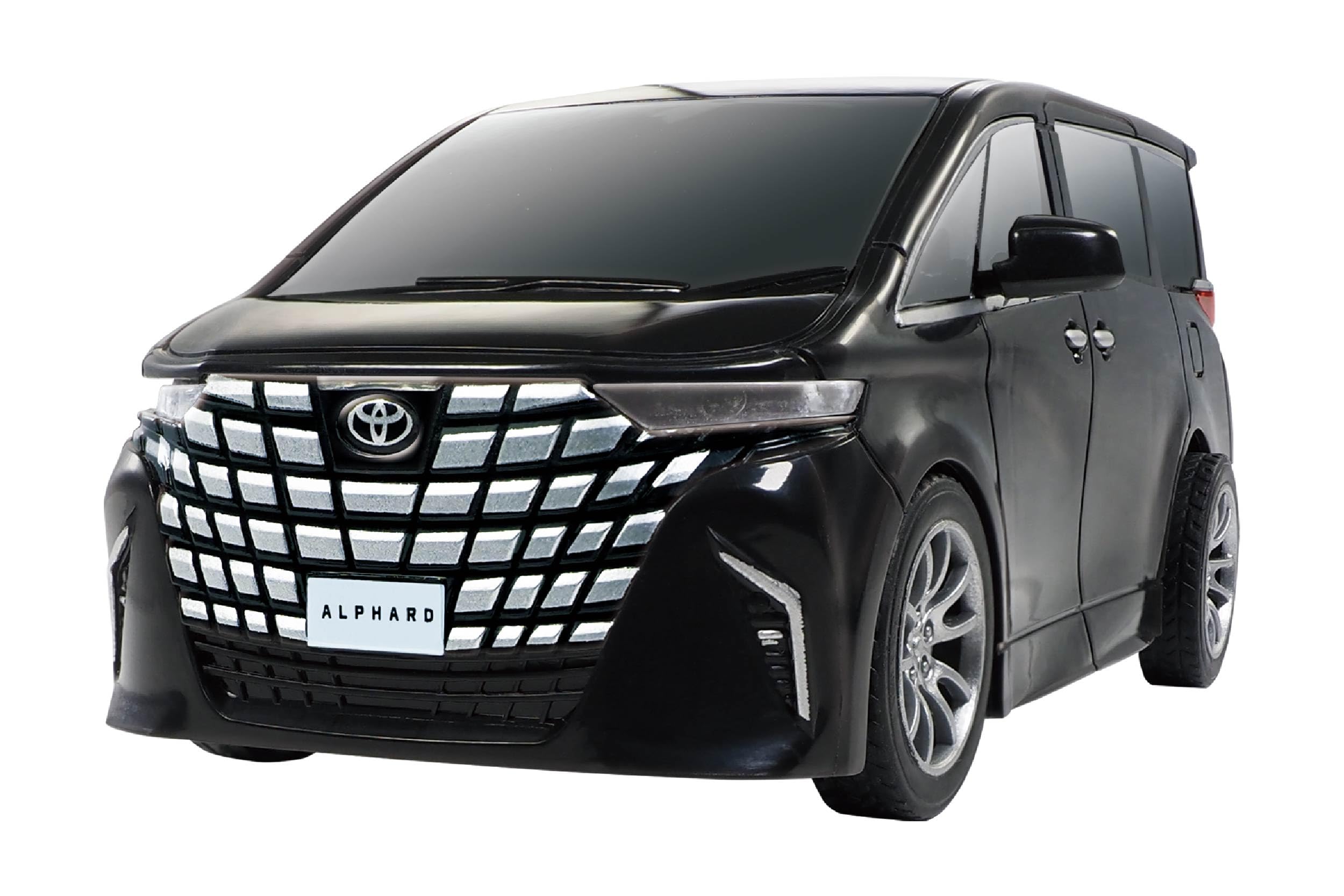 

HAC Hack RC Toyota Alphard Miniature Car, Black, Toy, Single-Car Storage Vehicle, Working Vehicle, Kids, Boys, Girls, Birthday Gift