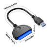 USB 3.0 SATAs Cable USB to SATAs Connectors Cable for 2.5inch HDD SSDs with Overcurrent Protections
