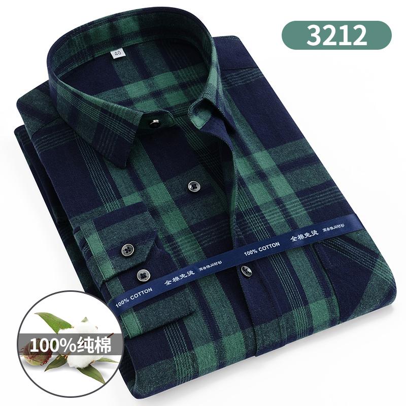 Talla 11XL 10XL 9XL Camisas de Franela a Cuadros de Moda Para Hombre Manga Larga Algodón Casual Suave Ajuste Estándar Camisa Blusa Ropa