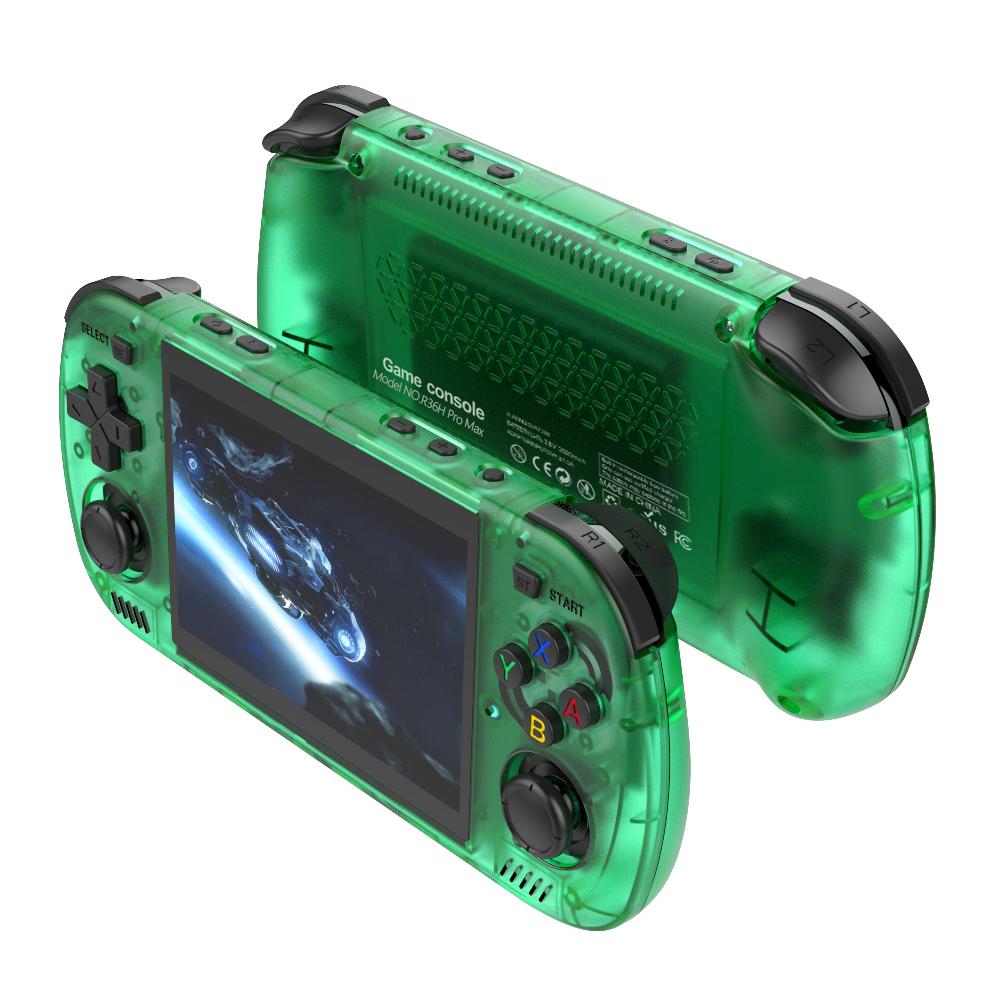 Retro Portable Gaming Console R36H PRO MAX Linux-based portable handheld video player with RK3326 chip Compatible with N64/PS1 g