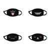 Custom Logo Black Protective Mask With Cartoon Design For Summer And Winter Wear