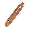 Elastic Band Pen Case Holder Crazy Horse Leather Portable Pen Pouch Leather Pencil Bag  Anime Fan