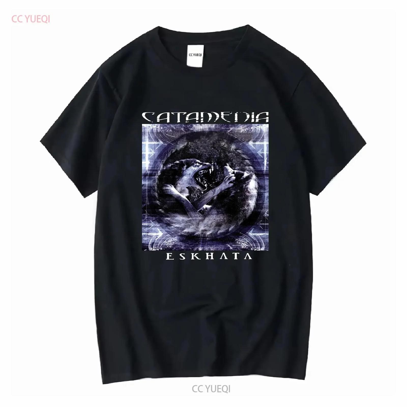 CATAMENIA Eskhata Футболка XL Arcturus Inquisition The Chasm Ulver Urfaust винтажная Стиранная Слегка Повседневная Дышащая Унисекс Мягкая S