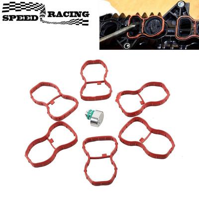 Intake Swirl Flap Delete Blank Plug With Manifold Gaskets For BMW E70 F01 F07 F10 F25 N57 E90 E91 E92 Engine