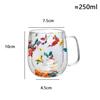 Double-layer Glass Cup With Handle Heat-resistant Tea Cups Coffee Mugs Drinkware Creative Gift