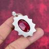Rubelit 925 Solid Sterling Silver Hänge, Handgjort Ädelstenshänge Smycken, Gåvor Till Hustru Helt Nytt Hänge