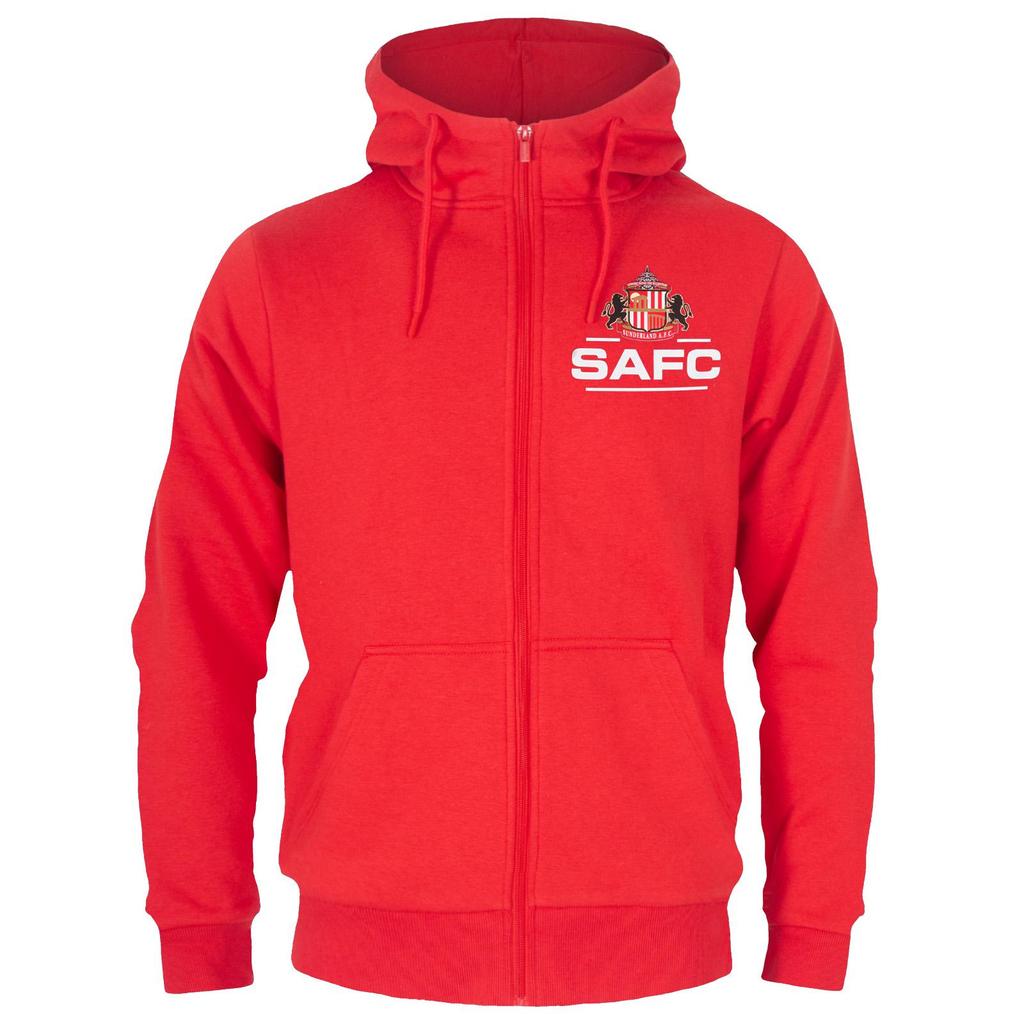 Sunderland AFC Mens Fleece Full Zip Hoodie