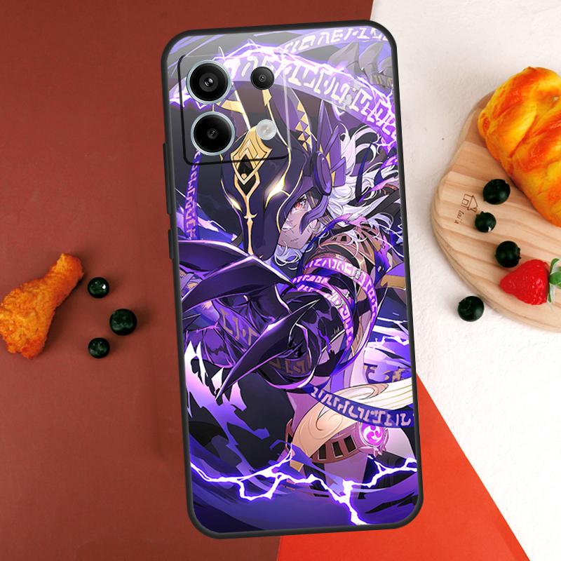 Genshin Impact Cyno Case For Xiaomi Redmi Note 14 13 Pro 9 10 11 12 Pro 10S 11S 12S Redmi 14C 13C 10C 12C Coque