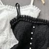 Lace Camisole: Backless, Hollow, Pleated, Elastic, Mid-Length, Strapless Bandeau for Women's Inner & Outer Wear.