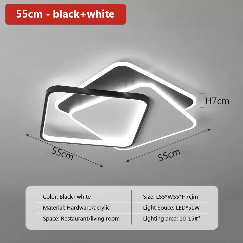 Modern LED Ceiling Lights For Bedroom Dining Room Living Room Simplicity Home Accessories Decoration Lighitng Stepless Dimming