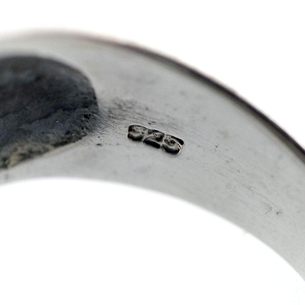 [Silver One] Sterling Silver 925 Hexagram College Ring for Men C5 Hexagram [Size 23] Star of David
