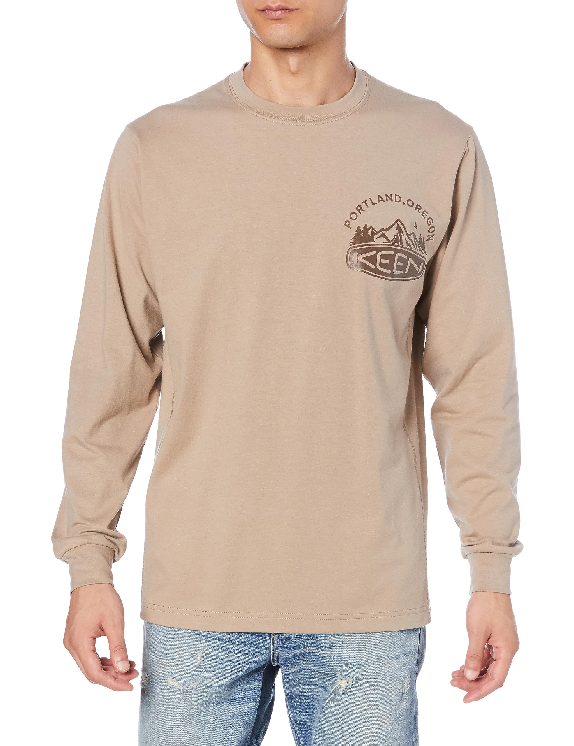 

KEEN HARVEST TECH LS TEE BRINDLE/BROWN, Small