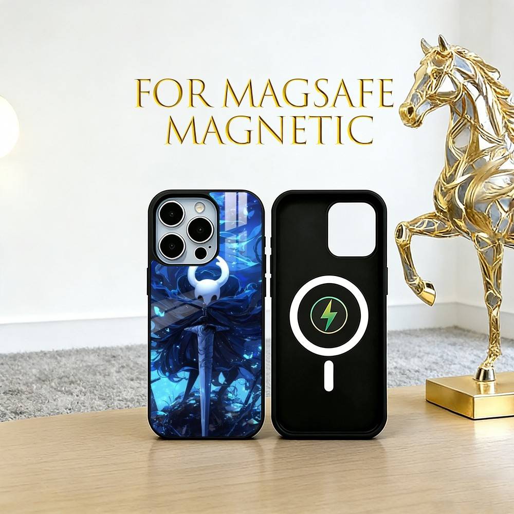 Hollow Knight Phone Case For iPhone17,16,15,14,13,12,11 Plus,Pro Magnetic with Magsafe Wireless Charging